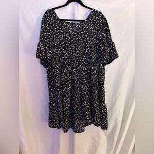 Shein heart patterned dress